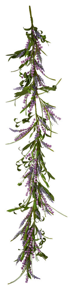 Faux Lavender Garland