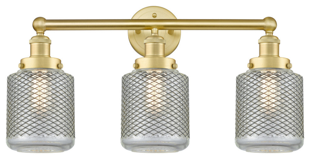 Innovations Stanton 3 24" Bath Vanity-Light Satin Gold