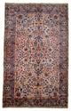 Handmade antique Persian Kerman rug 4.2' x 6.9' (128cm x 210cm) 1920s