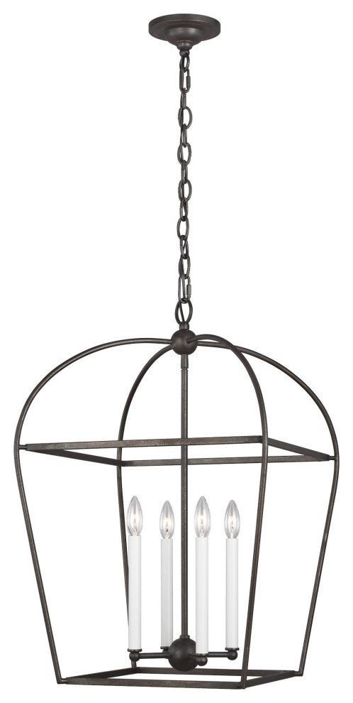 Generation Lighting, CC1094SMS, Medium Lantern, Smith Steel