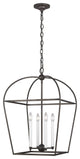 Generation Lighting, CC1094SMS, Medium Lantern, Smith Steel