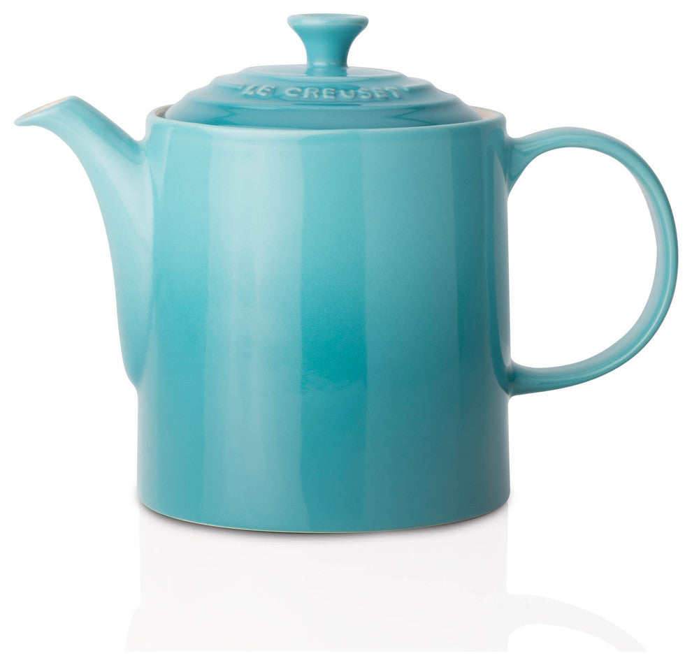 Le Creuset Stoneware Grand Teapot, 1.3 L, Teal