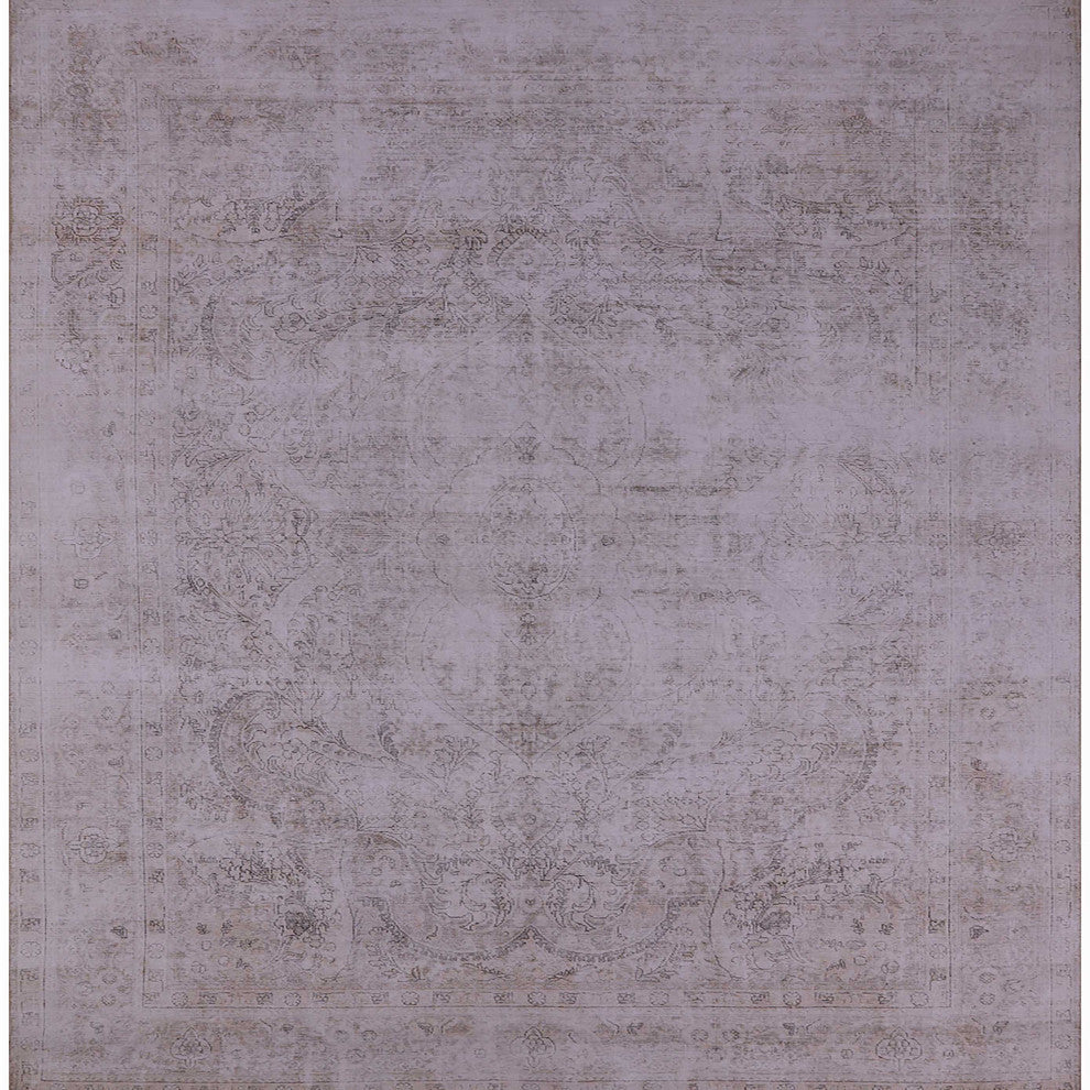 Ahgly Company Indoor Square Mid-Century Modern Area Rugs, 4' Square