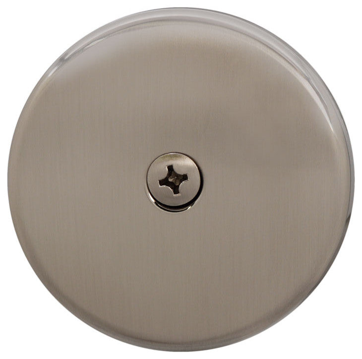 Tip Toe Sch. 40 PVC Bath Waste With One-Hole Elbow In Oil Rubbed Bronze, Satin Nickel