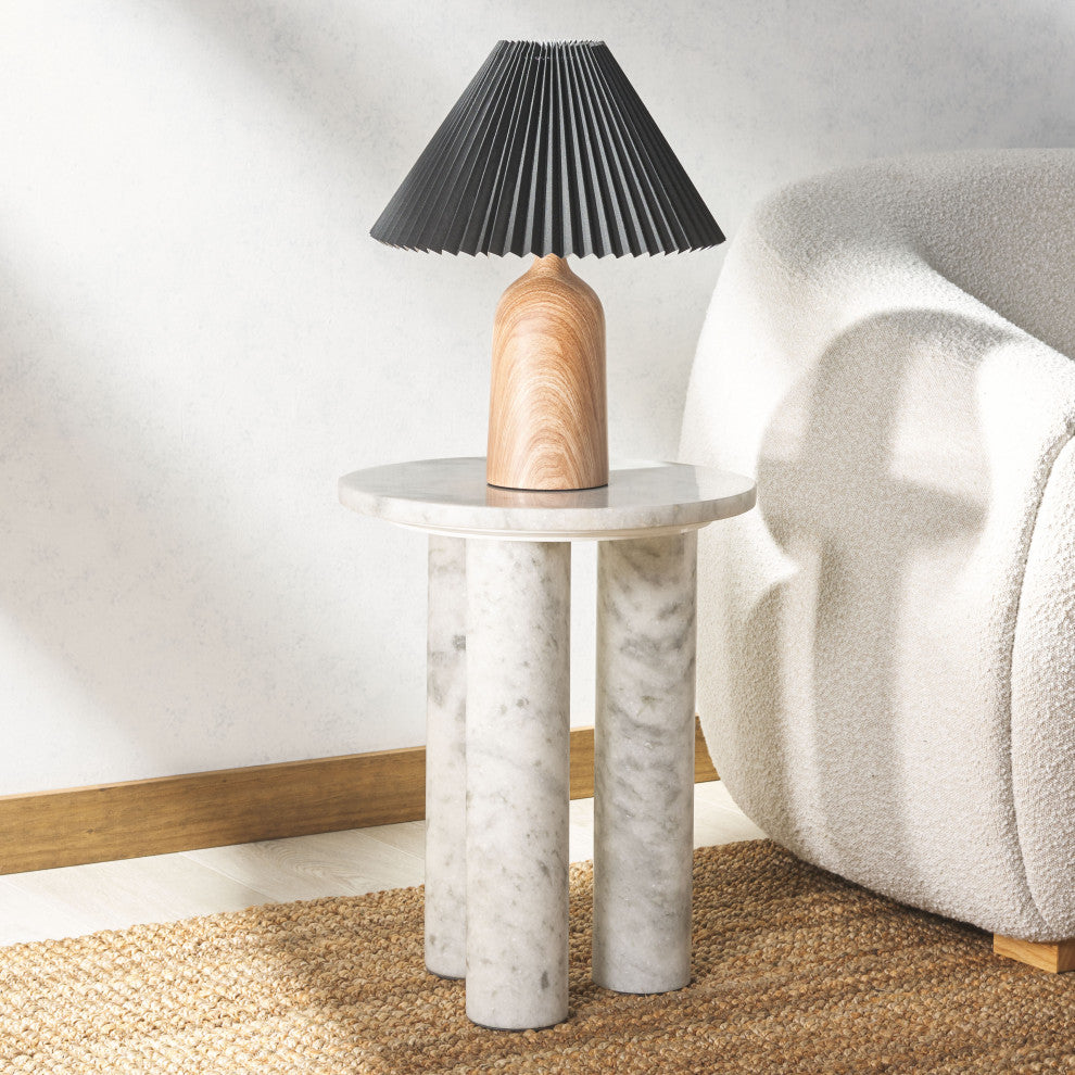 Safavieh Couture Giabella Marble Accent Table, White