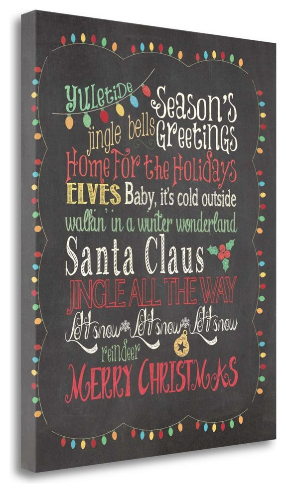 "Seasons Greetings" By Jo Moulton, Giclee Print on Gallery Wrap Canvas