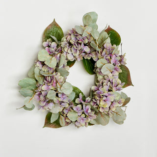 16" Purple Hydrangea Wreath