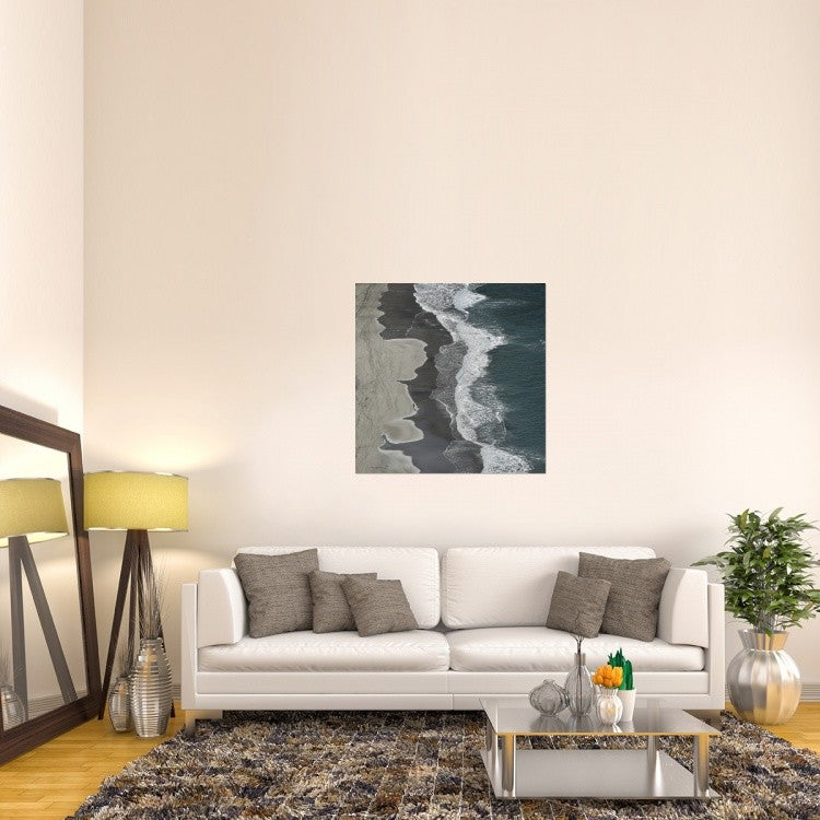 "Running Waves" Stretched Canvas Giclee by Lex Molenaar, 40x40"
