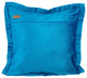 Blue Decorative Pillow Covers 12"x12" Velvet, Turquoise Blue Crystal Palace