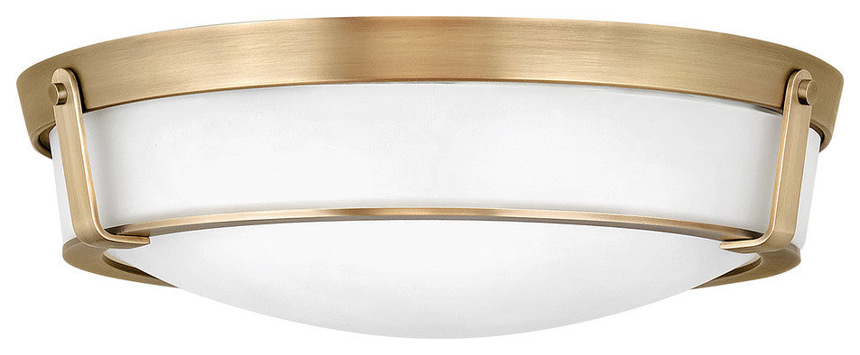 Hinkley Hathaway 4-Light Flush Mount, Heritage Brass