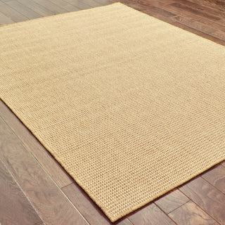 Oriental Weavers Karavia Collection Sand Solid Indoor/Outdoor Rug 5'3"X7'6"