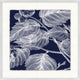 Transitional Leaf Composition On Navy 8, Giclee Reproduction Artwork