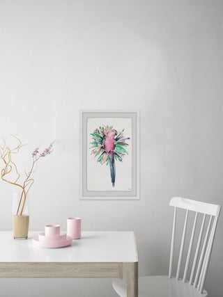 "Tropical Bird II" Framed Painting Print, 20"x30"