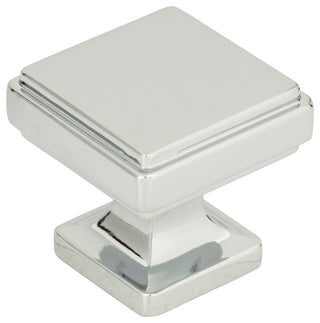 Atlas Homewares A201 Kate 1-1/4 Inch Square Cabinet Knob - Brushed Nickel