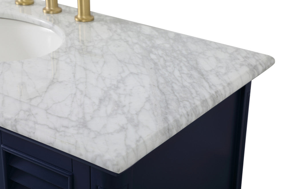 Home Living 48" Single Bathroom Vanity, Blue