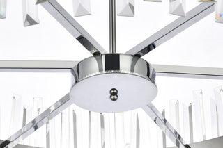 Modern Chrome 16-Light Chandelier
