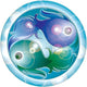 Drop-In Aquatic Fish Vinyl Swimming Pool Mat, 29" X 29"