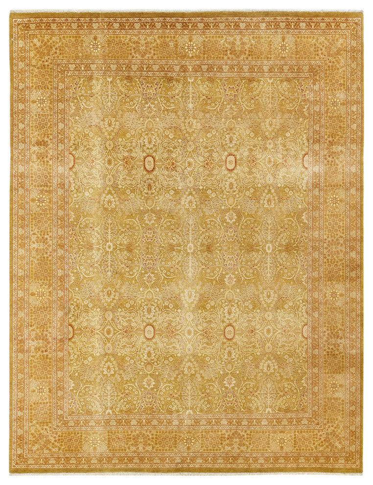 Mogul, One-of-a-Kind Hand-Knotted Area Rug Green, 8'1"x10'6"