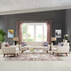 Engage Armchairs and Sofa 3-Piece Set, Beige