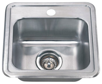 Wells Sinkware Topmount Bar Sink Pack, Stainless Steel, Sink Only