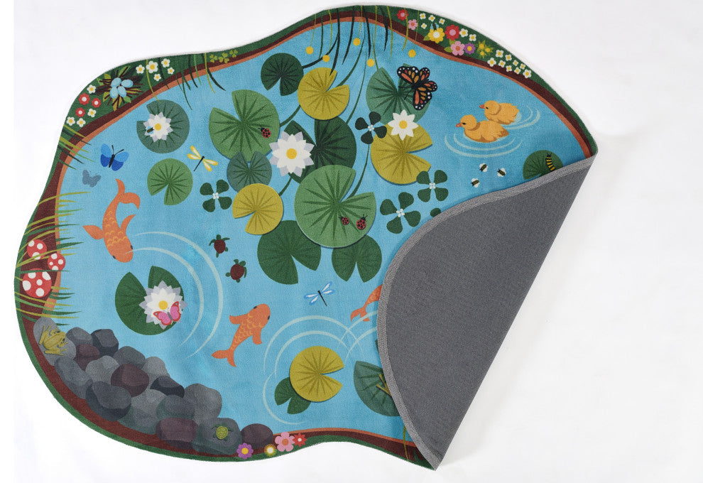 Momeni Playground PLY-1 Blue, 4'x5'4"