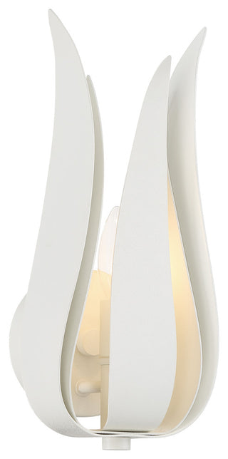 Broche 1-Light Matte White Wall Mount