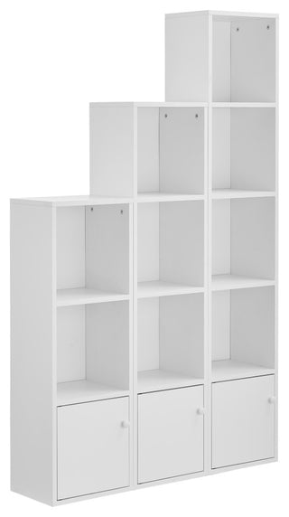 Marcel Cubes Modular Storage Organizer Cubby Cabinet Shelf, Set of 3, White