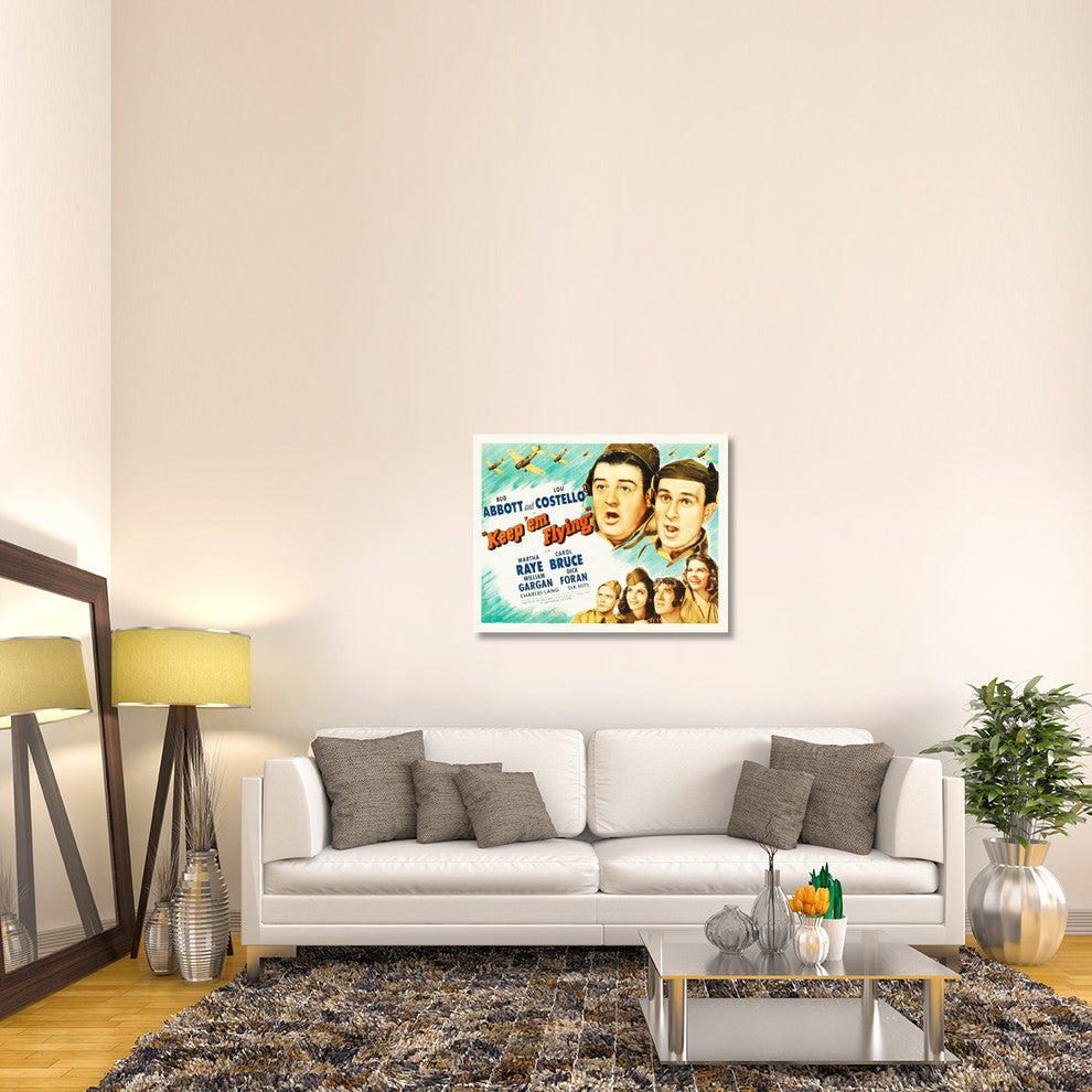 "Abbott & Costello - Keep 'em Flying" Canvas by Hollywood Photo Archive, 40x31"