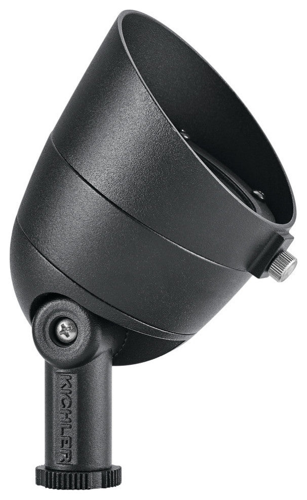Kichler 16155BKT27 LED Landscape Accent, Textured Black Finish