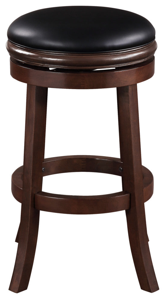 29\" Boraam Backless Barstool, Cappuccino