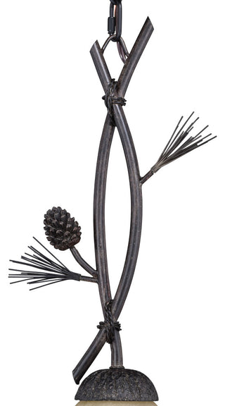 Sierra 6" Mini Pendant, Black Walnut