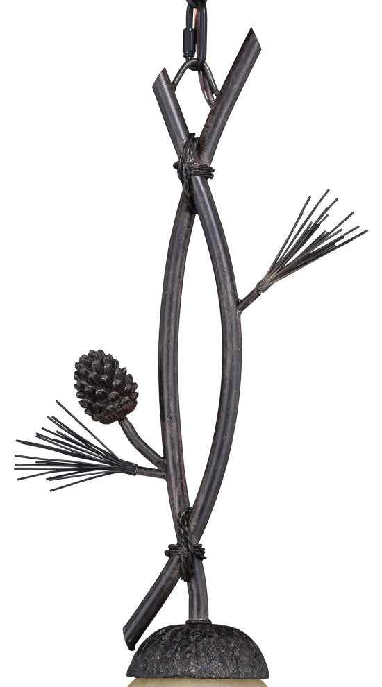 Sierra 6" Mini Pendant, Black Walnut