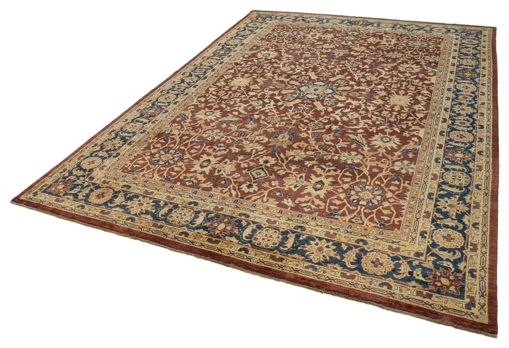 Rug N Carpet - Handwoven Oriental 10' 0" x 14' 0" Decorative Large Oushak Rug