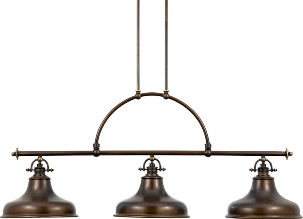 Emery 3-Light Island Light, Palladian Bronze
