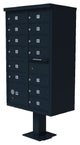 1570 13-Door Cluster Box Unit, Black