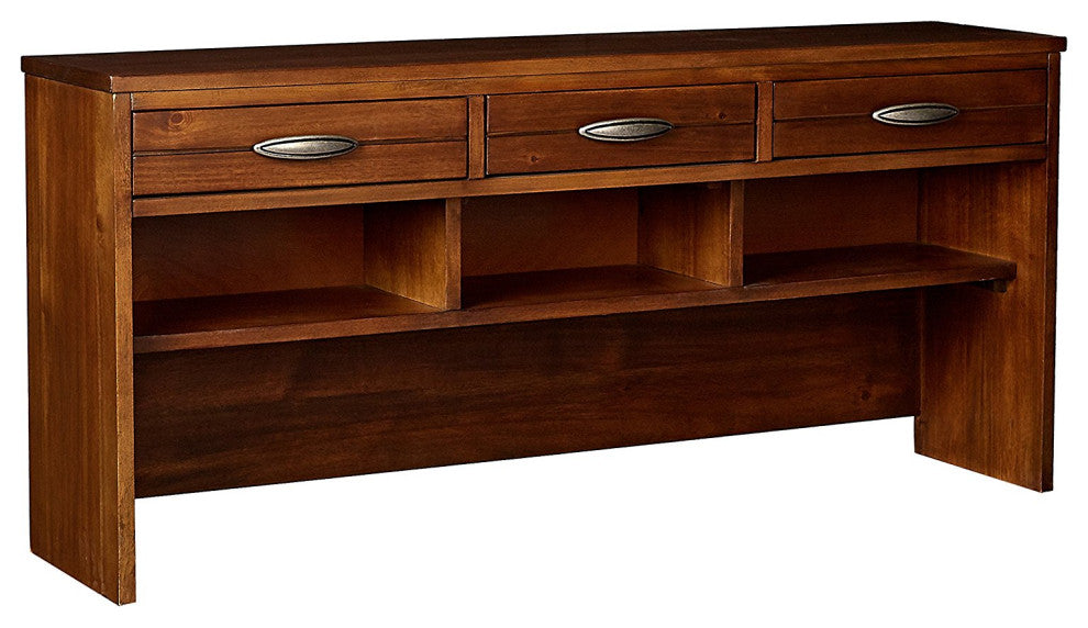 Logan 3-Drawer Desk Hutch