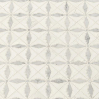 Bianco Starlite Polished Marble Mosaic, 10 Sheets