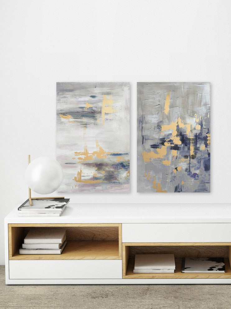 Fading Glow Diptych Canvas Print, 2-Piece Set, 48"x36"