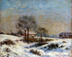 Camille Pissarro Landscape Under Snow Upper Norwood Wall Decal