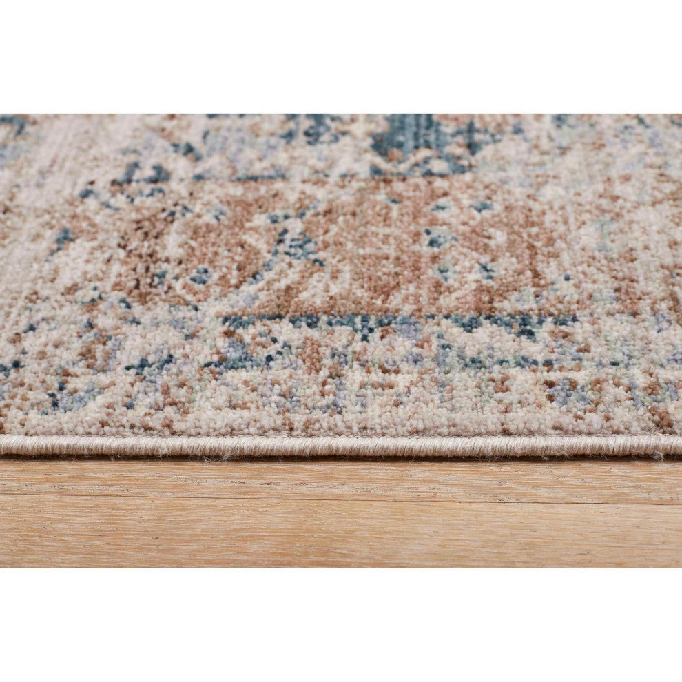 Heirloom Medallion Area Rug - Blue, 5'3"