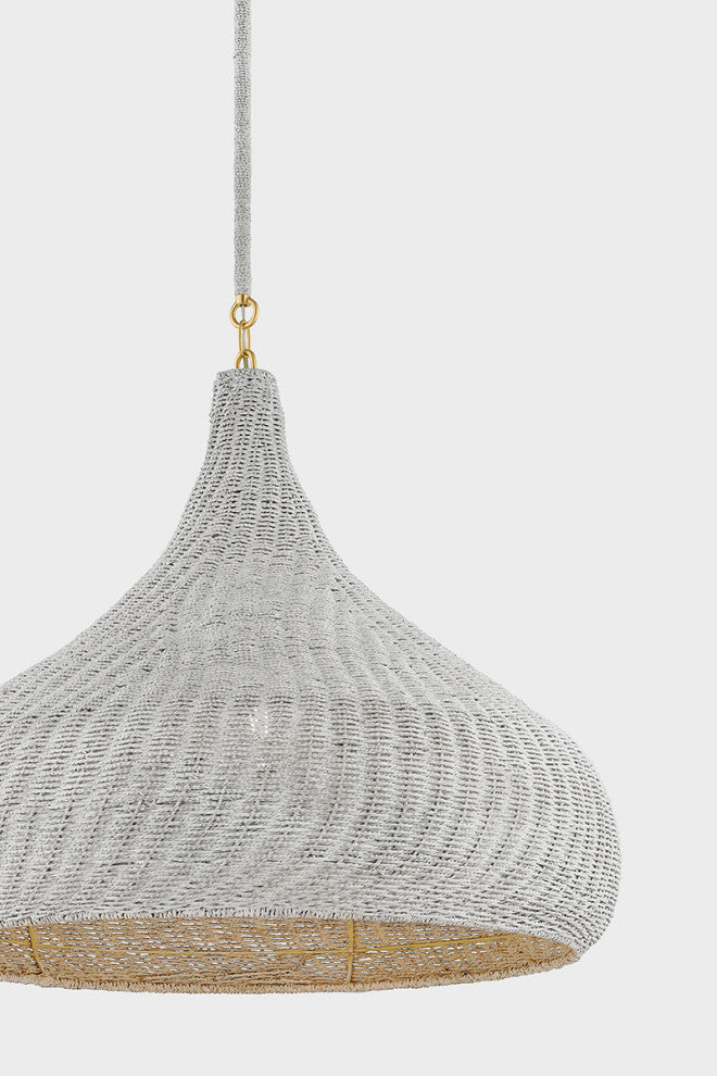 Hudson Valley Lighting Hampstead Pendant, Aged Brass