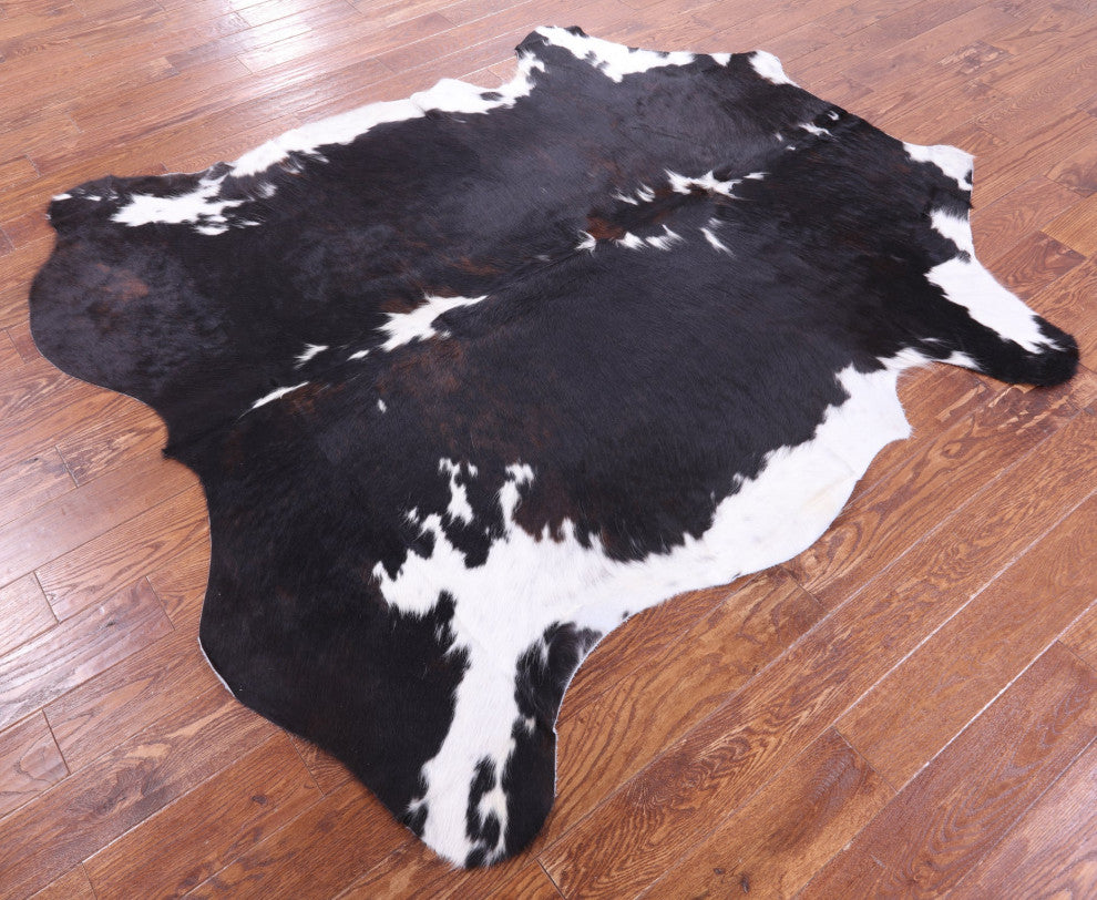 Organic Natural Hair-On Cowhide Area Rug 7' 4" X 6' 4" C1714