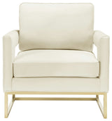 TOV Furniture Avery Cream Velvet Chair