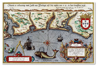 Vintage Lavoie '1584 Portugal' Canvas Art, 12" x 19"