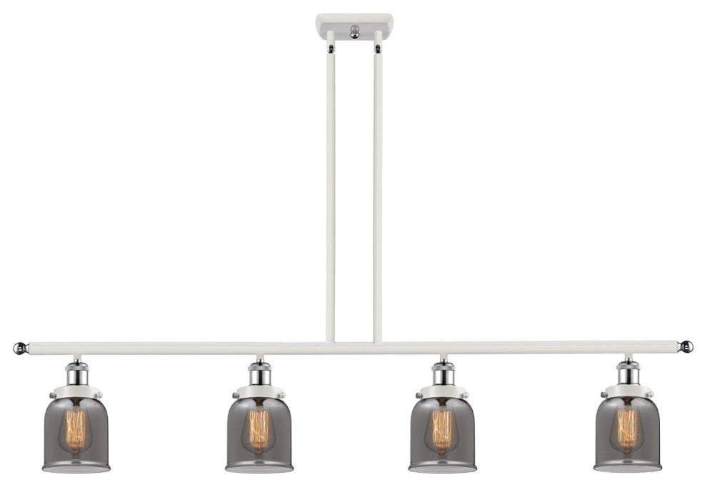 Innovations 916-4I-WPC-G53 4-Light Island Light, White, Polished Chrome