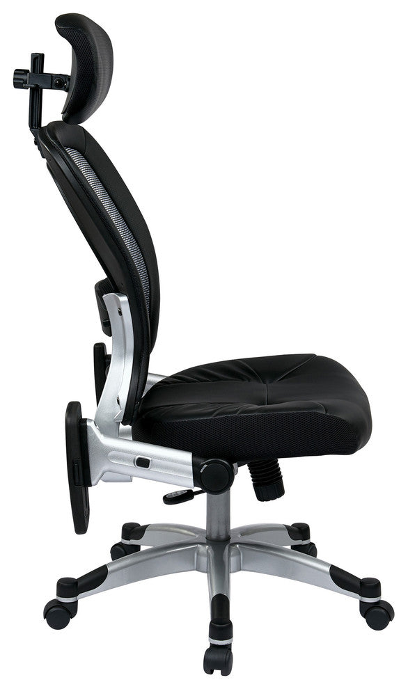 Professional Light Air Grid Back Chair With Headrest