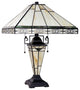 Theros Mission-Style 3-Light Double Lit Table Lamp 16" Shade