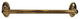 Alno Grab Bar in Polished Antique