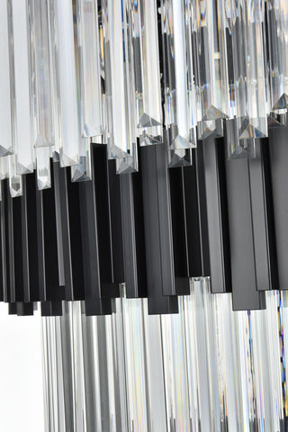 Home Living 59" Chandelier, Black