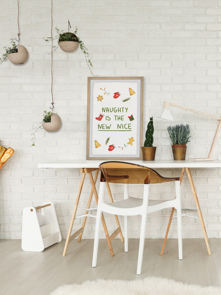 "Naughty but Nice" Framed Painting Print, 24x36